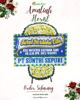 Papan Bunga Duka di Canden