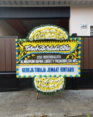 Papan Bunga Duka di Canden